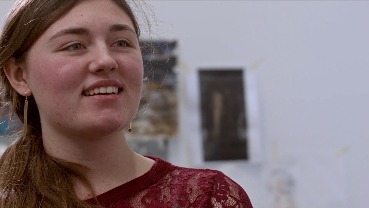 An introduction to BA (Hons) Fine Art by student Jillian and Senior Lecturer Desmond Brett