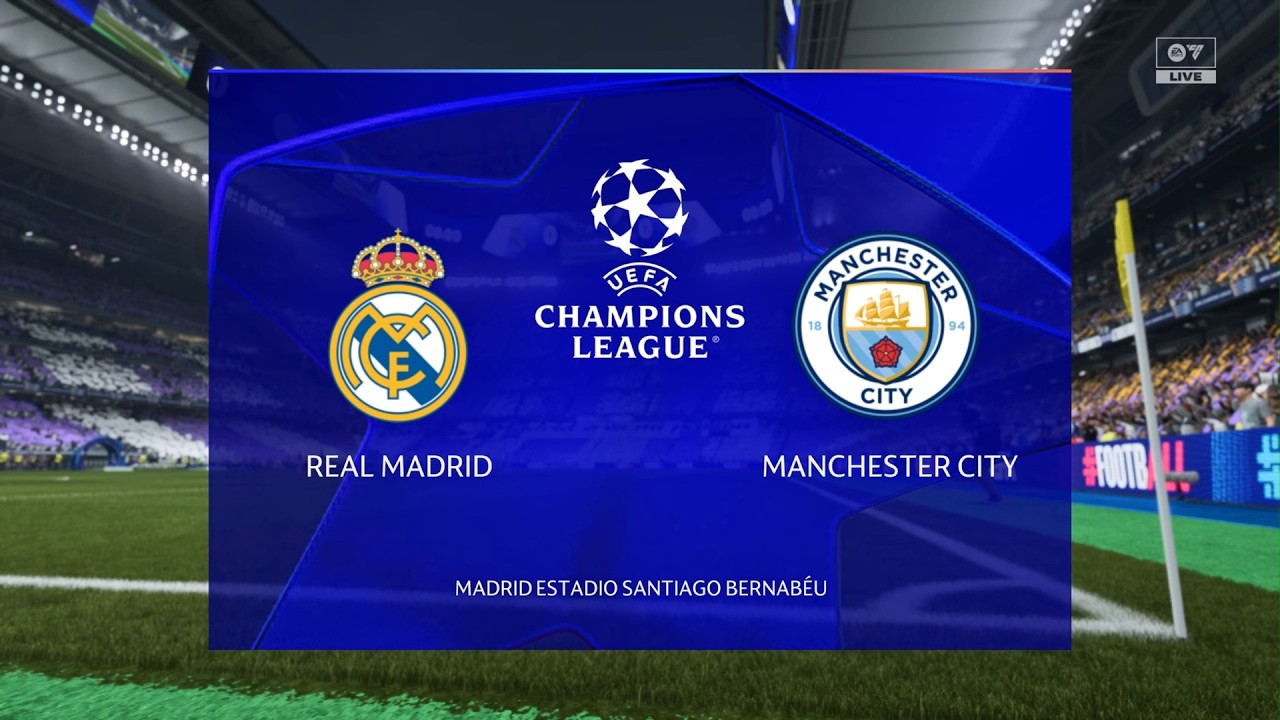 Real Madrid vs Manchester City Champions LeagueRound of16 1st Leg2026 Prediction Full Gameplay [PS5]