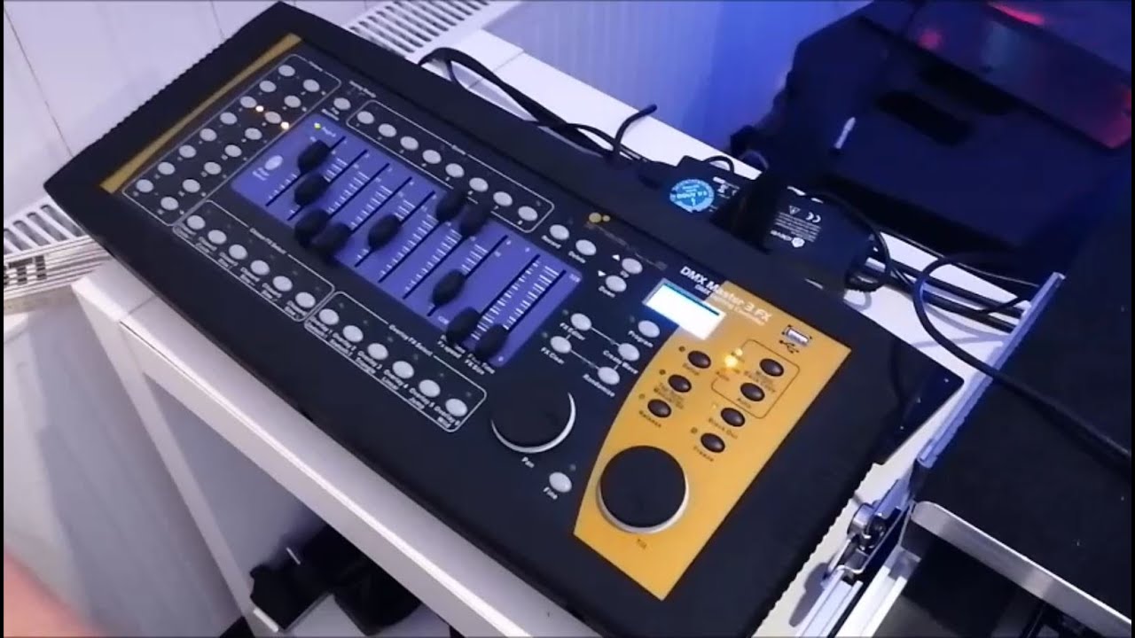 Stairville DMX Master 3 FX (Tutorial zur Erstellungen von Overlay-Szenen mit DJ Mark Kiss)