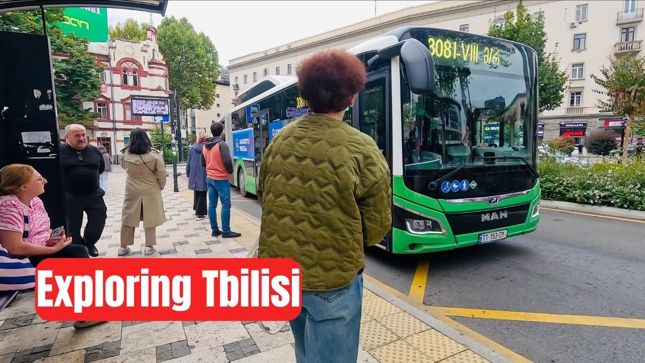 🇬🇪Тбилиси | Поездка на местном автобусе и прогулка по Руставели | День 7