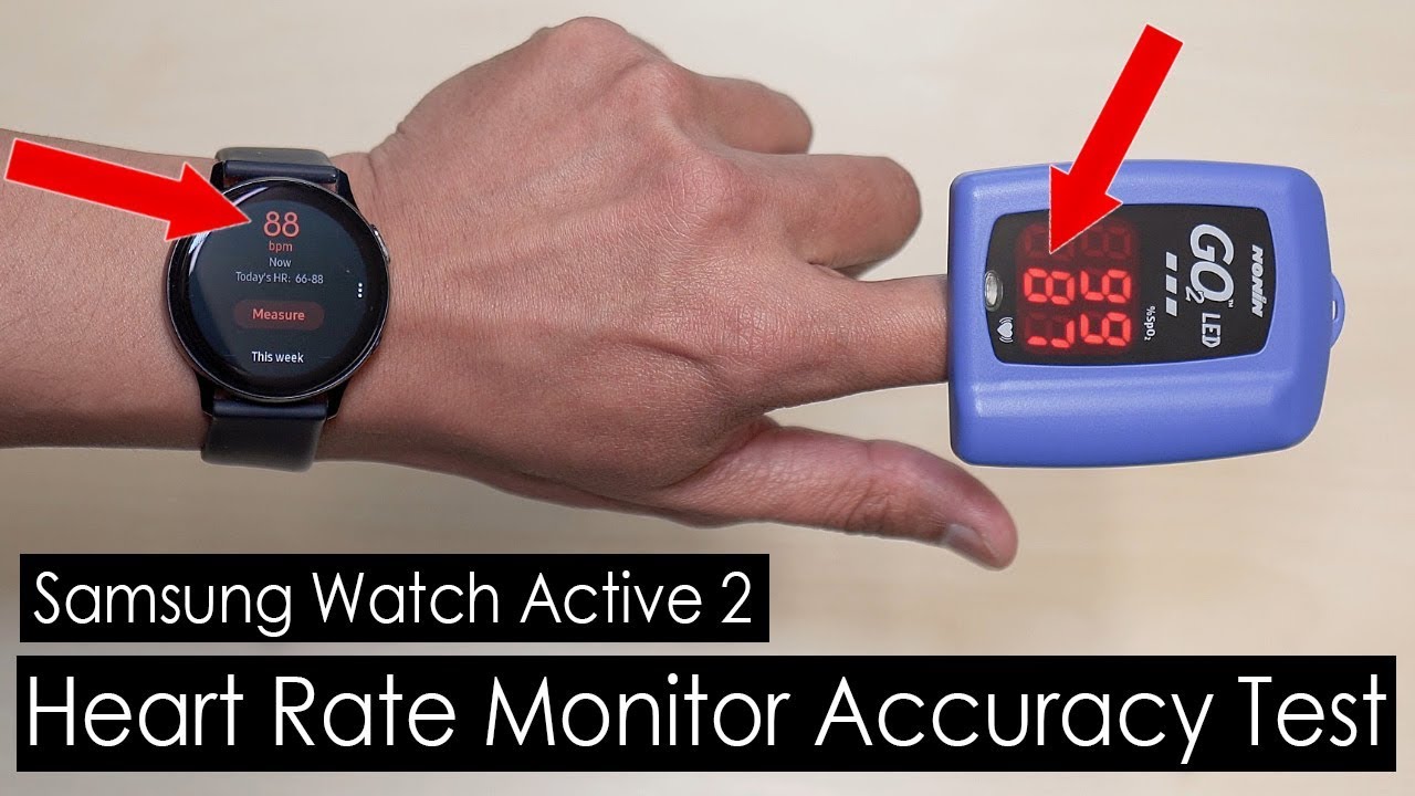 Samsung Galaxy Watch Active 2 Heart Rate Monitor Accuracy Test [4K]