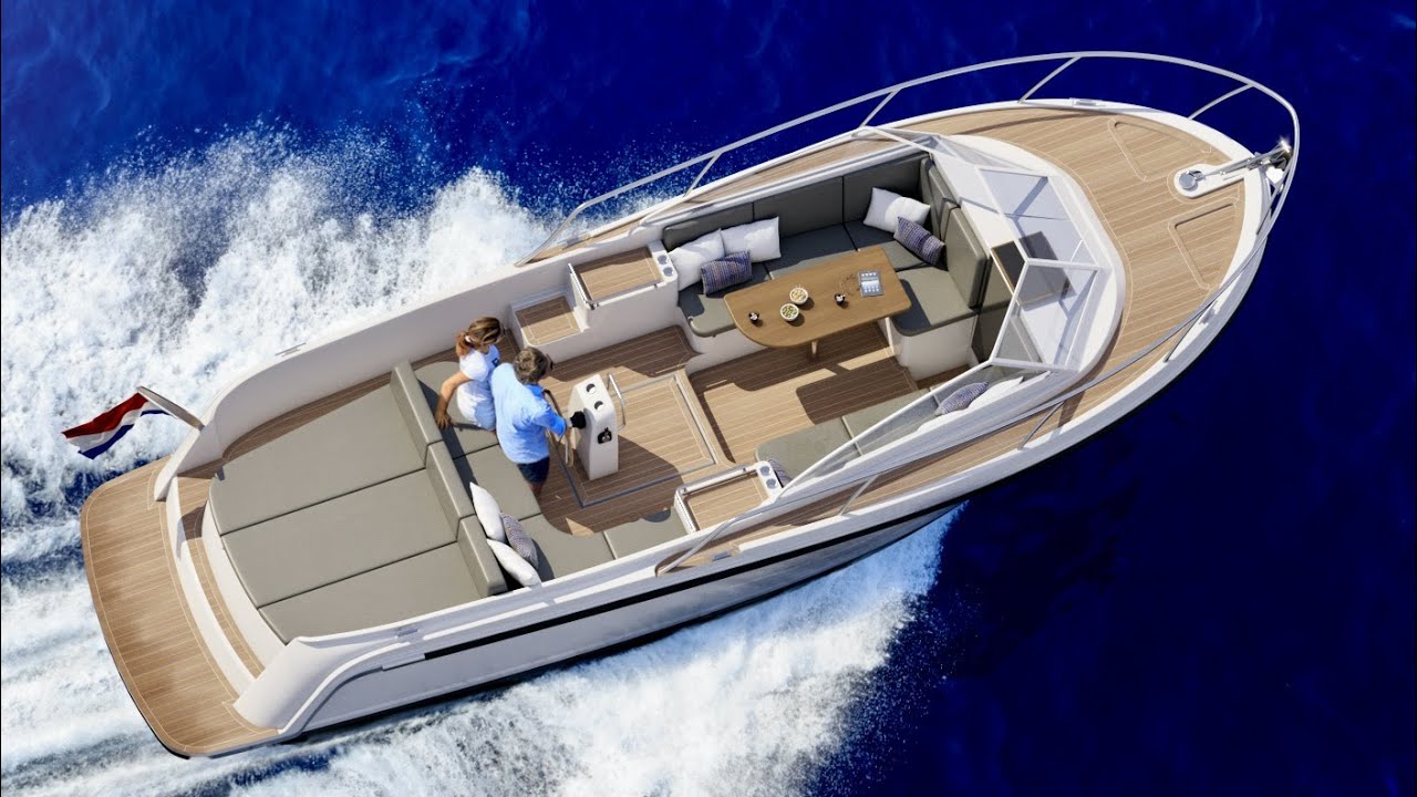 £185,000 Yacht Tour : Interboat Intender 950 Cabrio