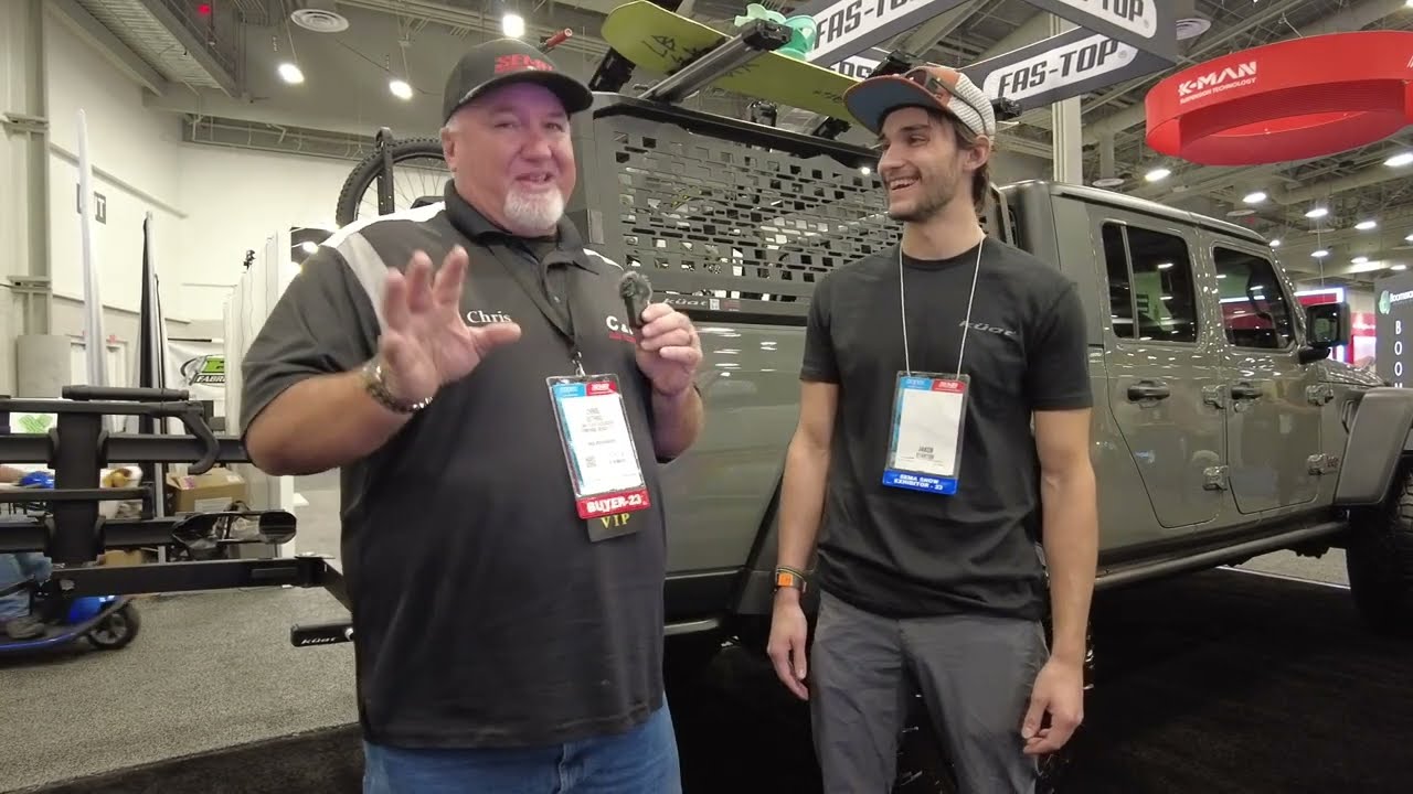 Kuat Ibex Bed Rack at the SEMA Show review by Chris from C&H Auto Accessories #754-205-4575