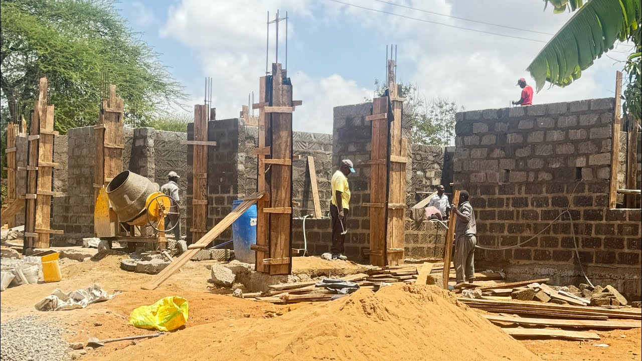 Mungu mbele , mbui nzau tumemaliza kujenga wall , leteni kazi 0726675694