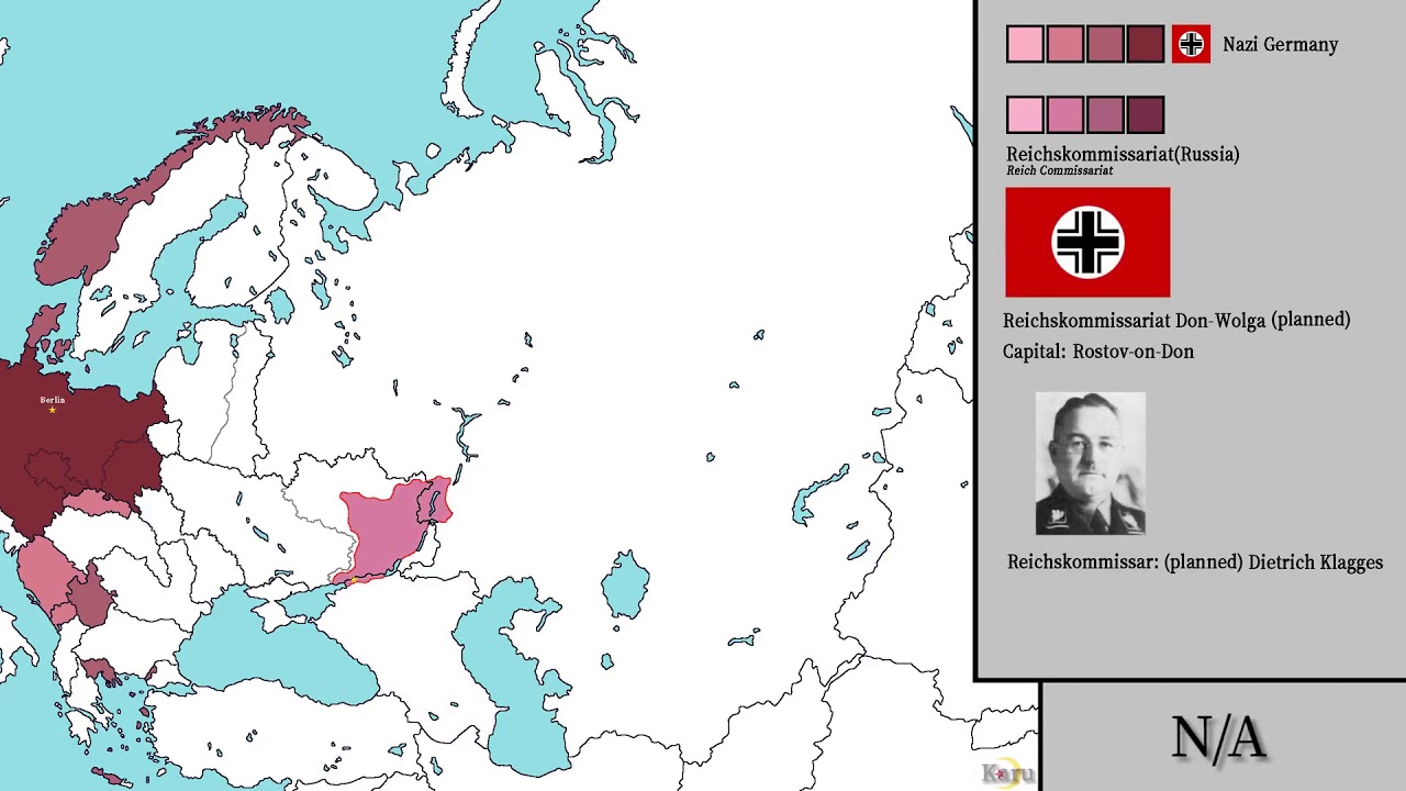 Planned eastern Reichskommissariat during World War II