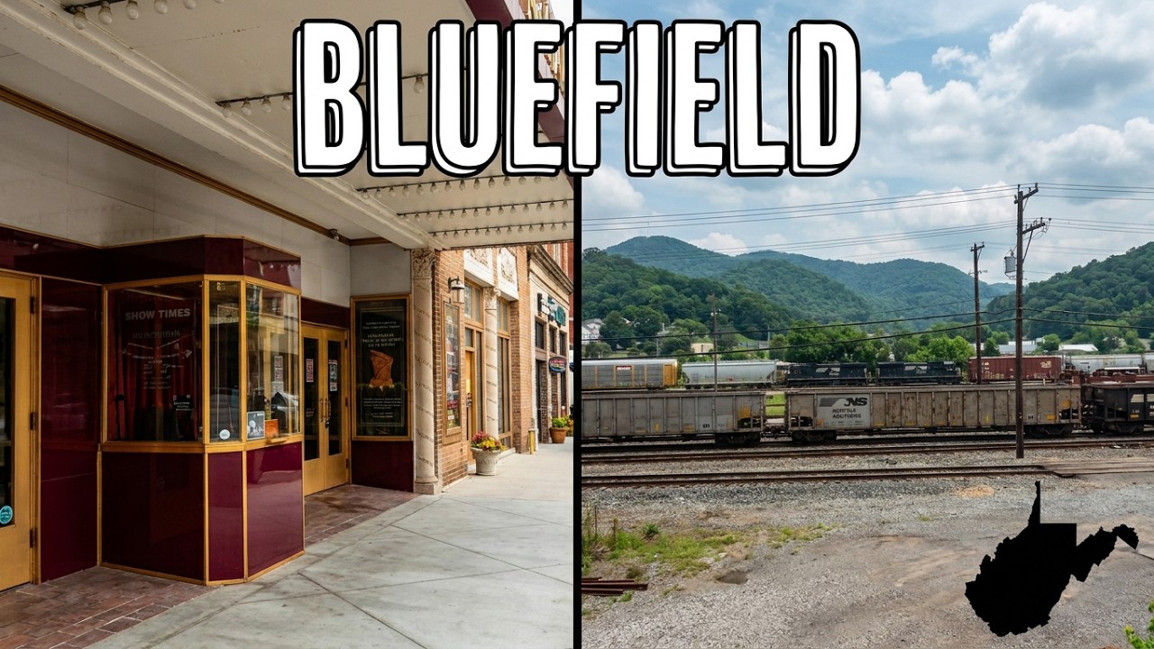 Bluefield, West Virginia I Downtown I WV/VA Line I Appalachia I 4K