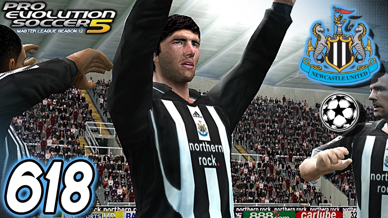 PES 5 Master League - vs Newcastle United (A) [UCL Quarter Final 2nd Leg] - Part 618