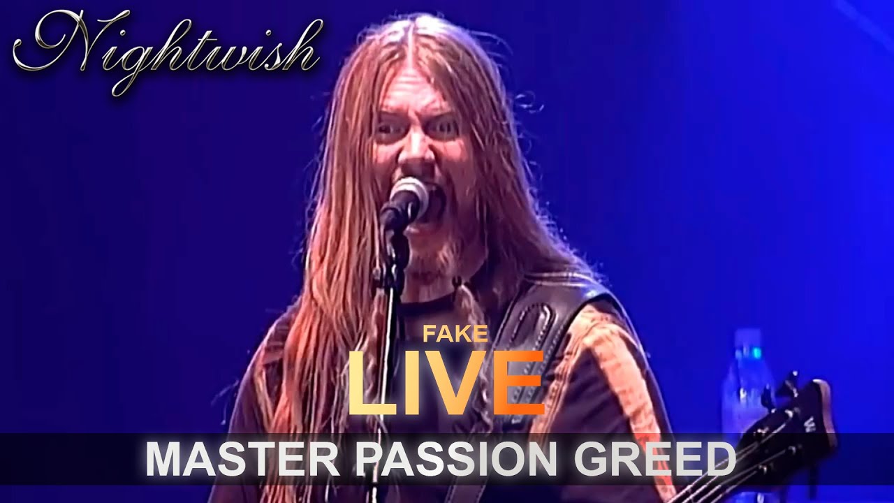 NIGHTWISH - Master Passion Greed | Fake Live Helsinki 2008