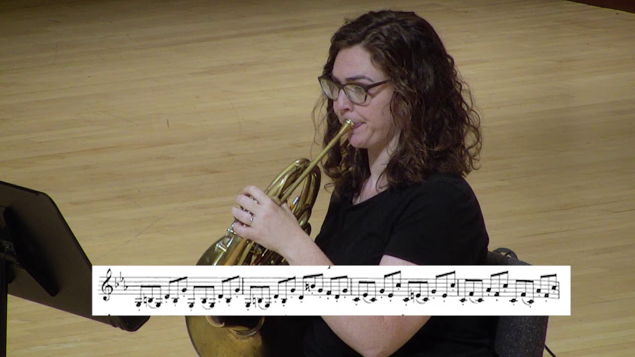 ILMEA Set 1, French Horn: Etude # 71 – Allegro moderato by Paudert (Jena Gardner)