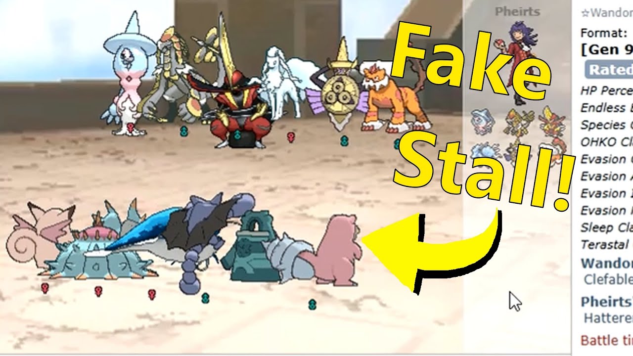 Fake Stall quebrando tudo! Showdown