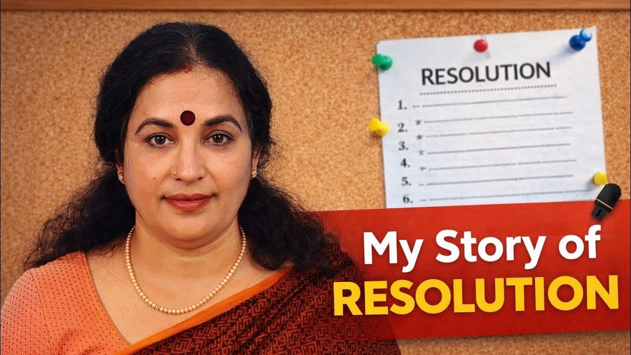 New Year Resolution- My Story #meenakshiramanshyam #tamil 