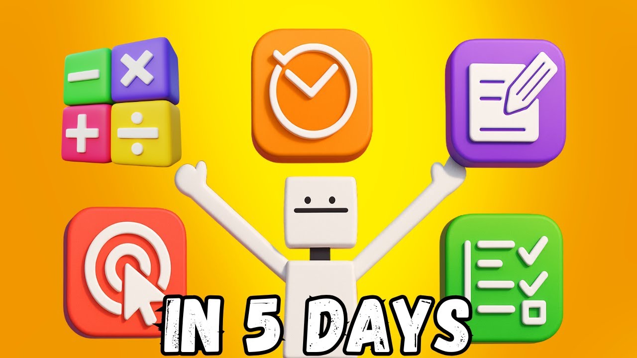 I Made 5 Projects in 5 DAYS!!! (Using Only Python)