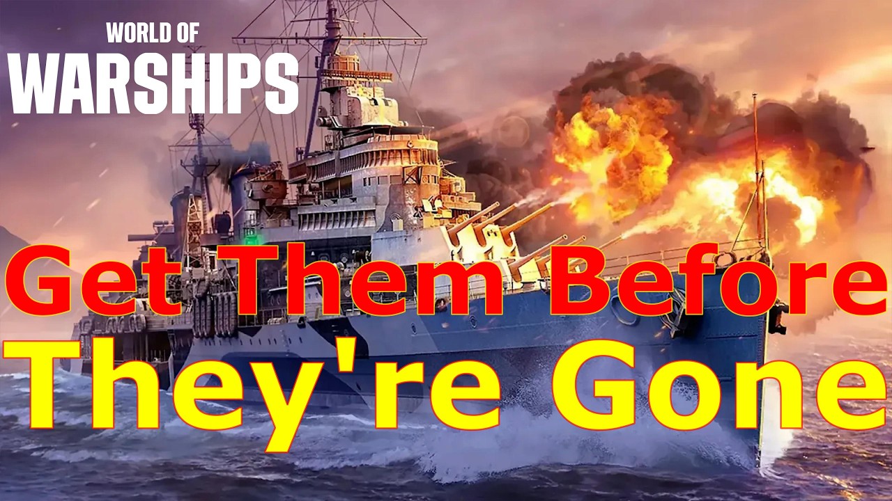 World of Warships — Эти корабли скоро исчезнут, успейте приобрести их, пока они еще есть в наличии.