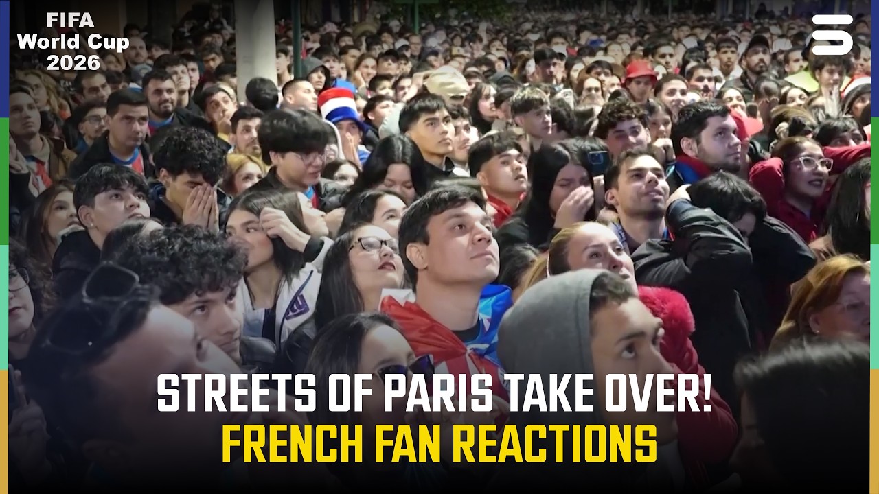 French Fans Erupt! Paris & Philadelphia Reactions To France 1-0 Paraguay | FIFA  Cup 2026 | ZO1H