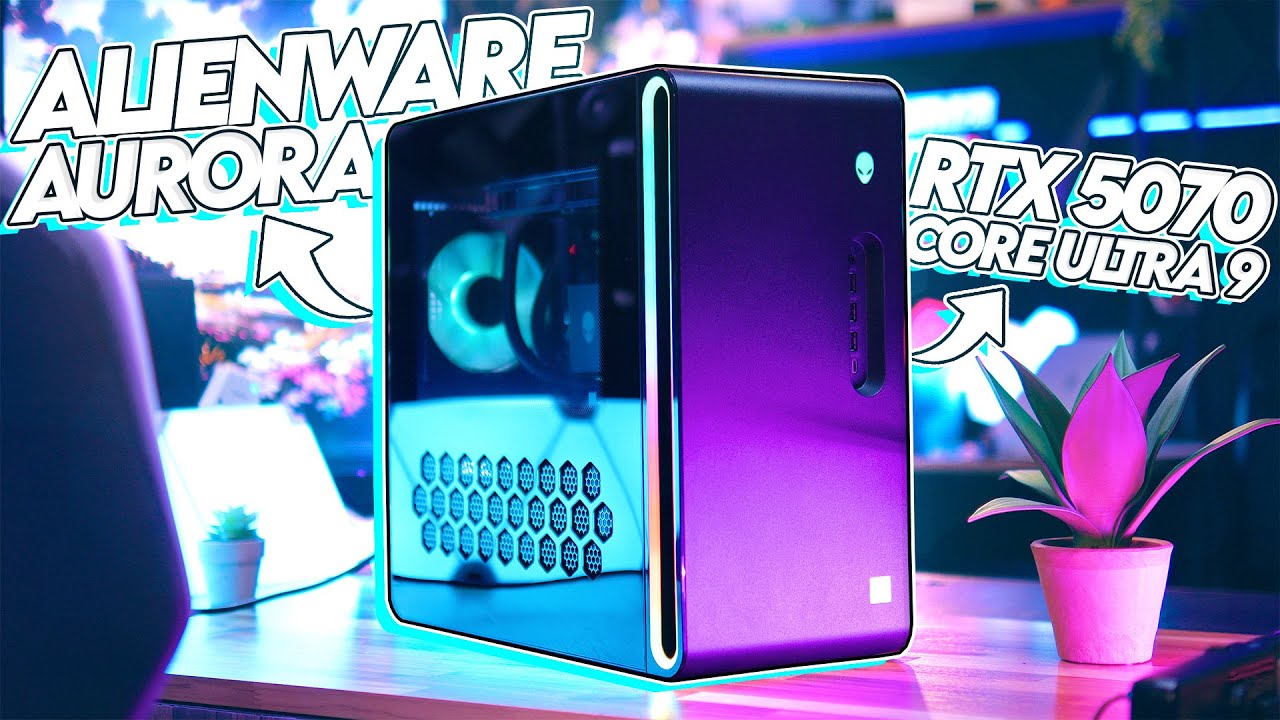 Testamos o PC ALIENWARE AURORA 2025 e montamos um SETUP FULL ALIENWARE!