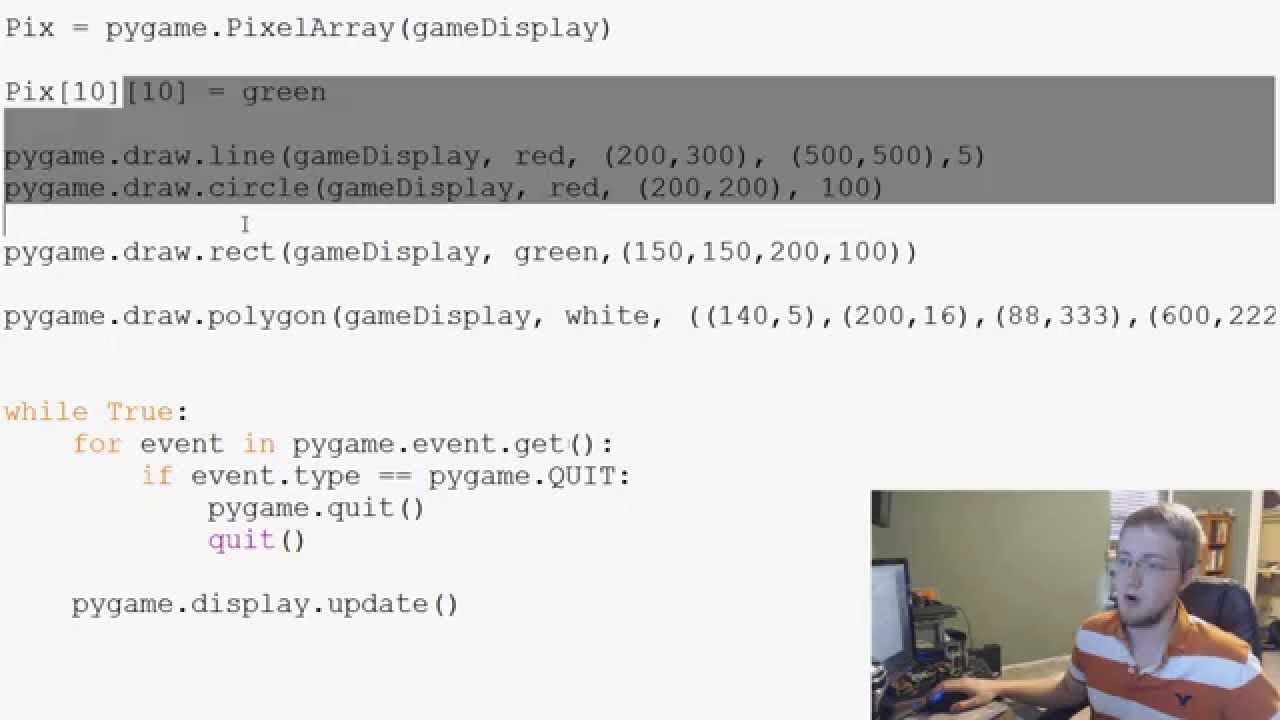 Pygame (Python Game Development) Tutorial - 44 - Drawing More Stuff