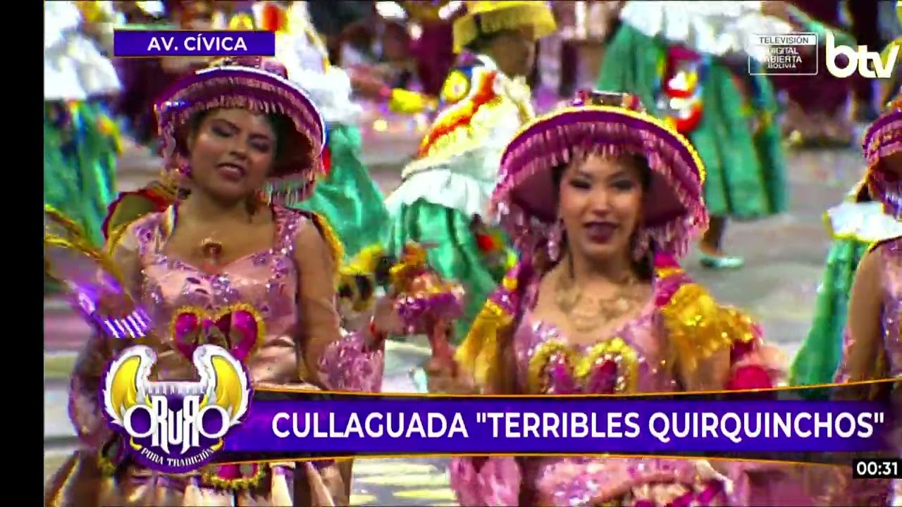 Cullaguada Terribles Quirquinchos y Kallawayas Bolivia en el Carnaval de Oruro 2026