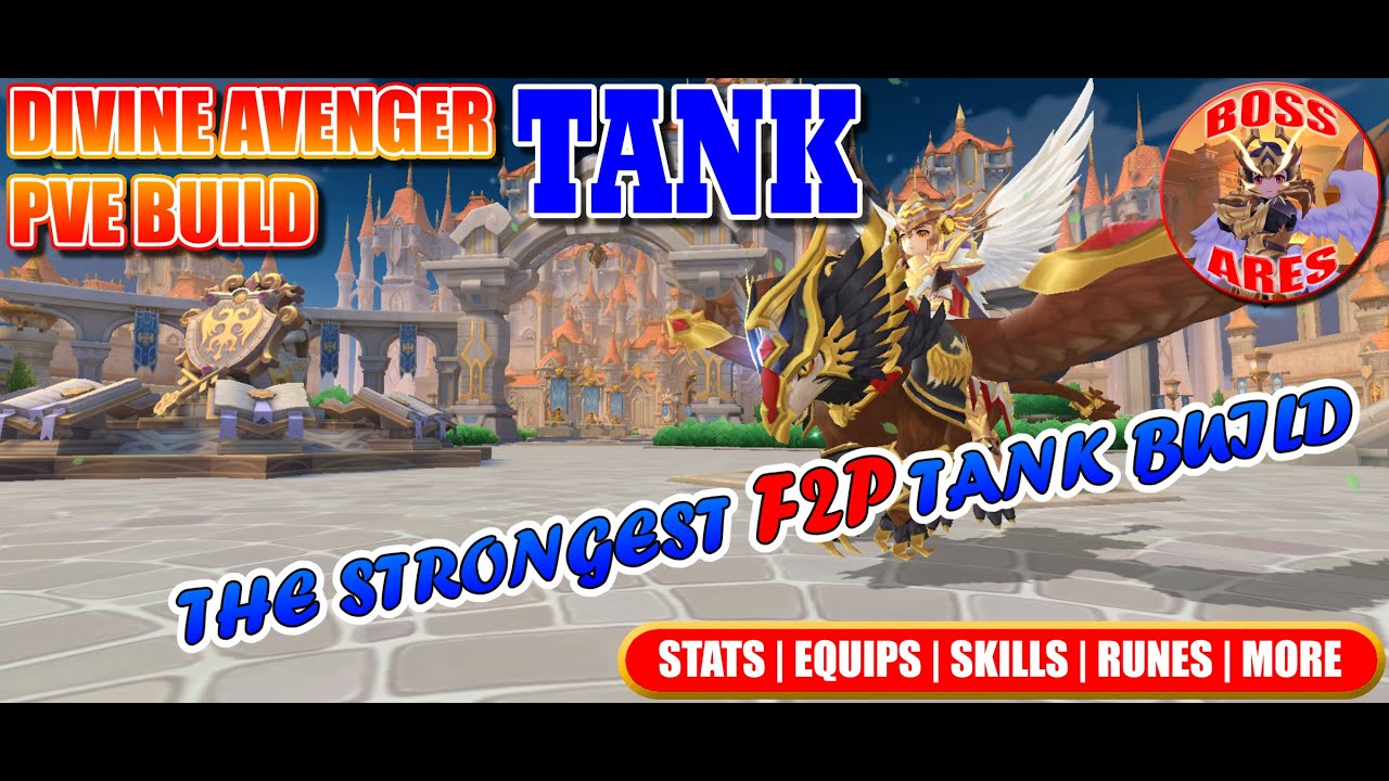 Ragnarok M Eternal Love | Divine Avenger F2P PVE Tank Build | +8/+10/+12 Equips Tank All Legends