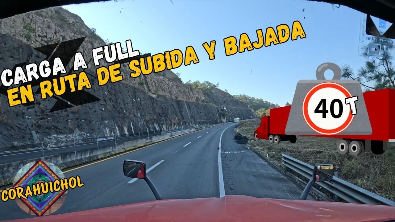 SUBIENDO MUY PESADO 43 TONELADAS DE CARGA
