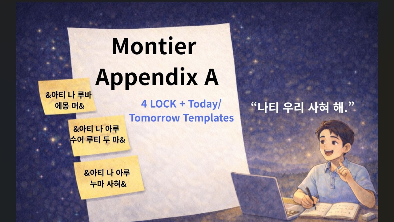 Montier Appendix A | Citizen OS Cheat Sheet in One Video (4 LOCK + Today/Tomorrow Templates)