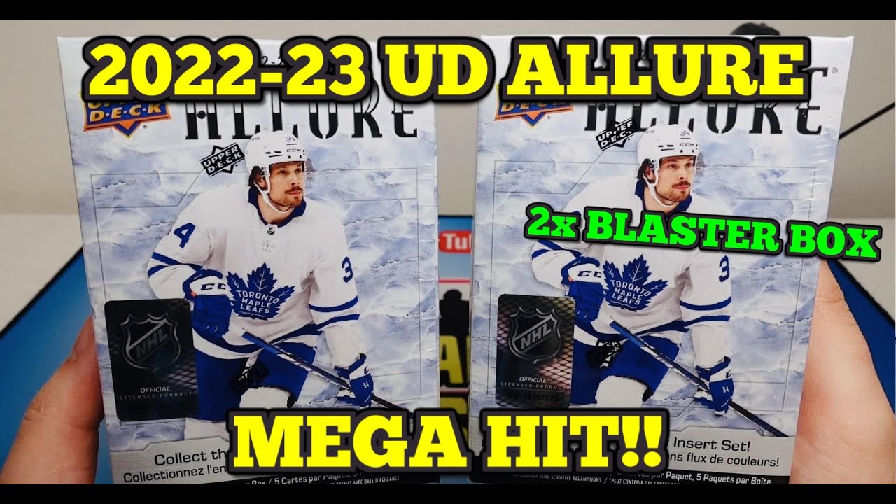 MEGA HIT😮🔥 2022-23 UPPER DECK ALLURE 2x Blaster Box Break! Hokejové kartičky NHL! Unboxing!