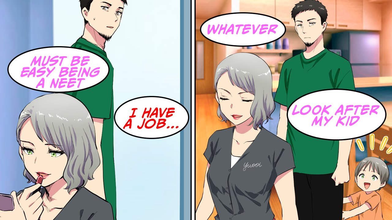 My brother's wife forced me to babysit her kid because she thought that I was a NEET [Manga Dub]