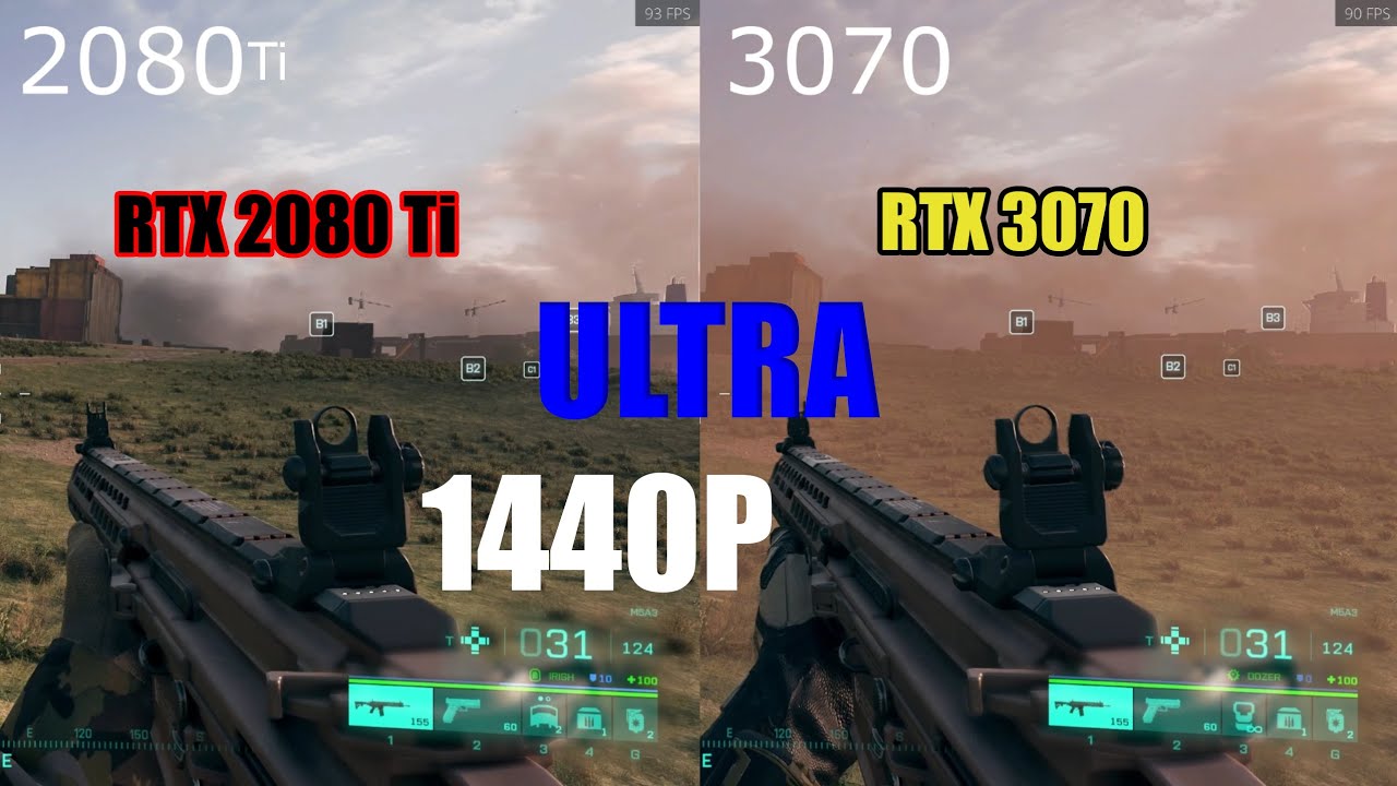 Battlefield 2042 1440p Ultra RTX 2080Ti vs RTX 3070