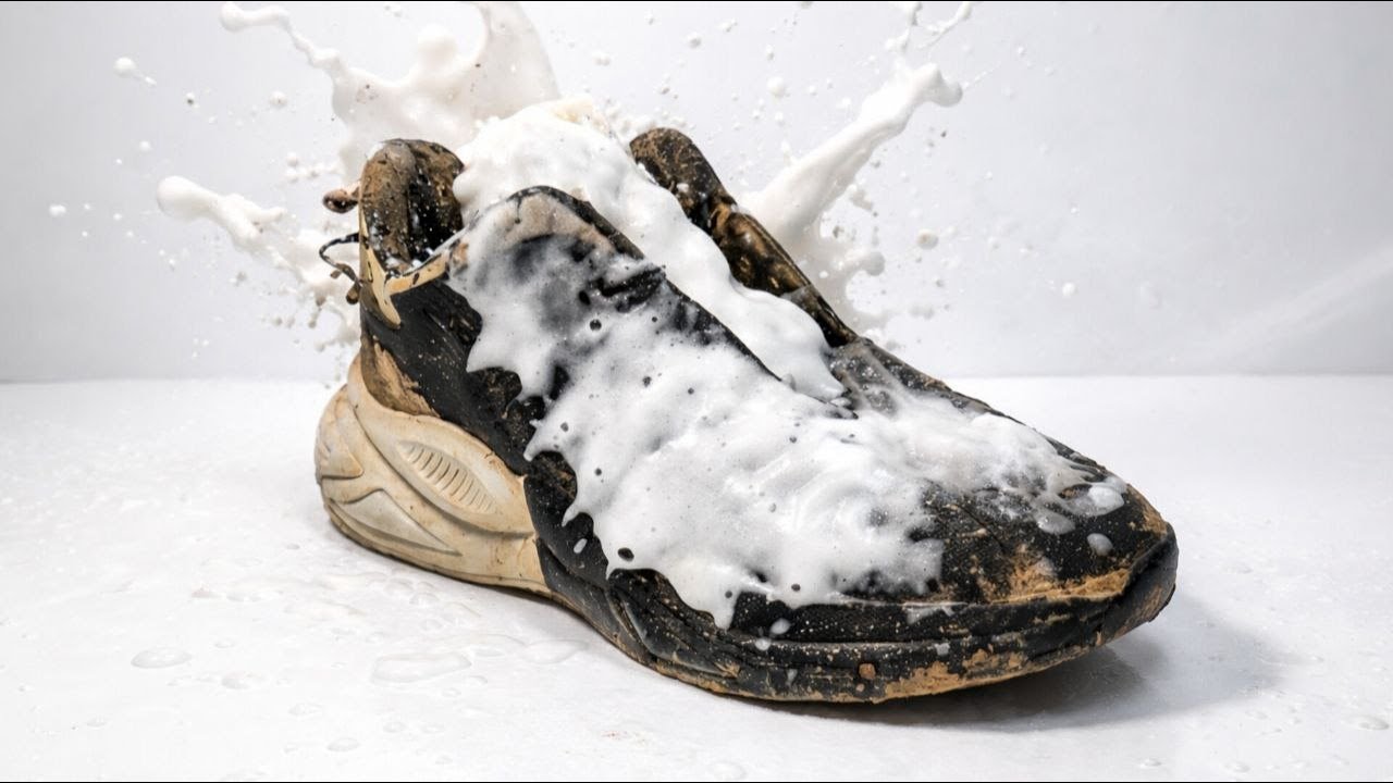 EXTREMELY SATISFYING ASMR Jordan Sneaker Cleaning  Dirty to Clean Transformation