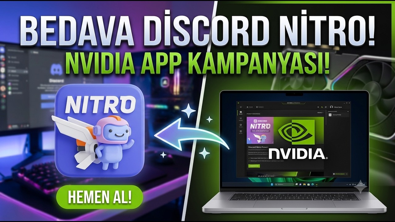 NVİDİA APP İLE DİSCORD 3 AYLIK BEDAVA NİTRO NASIL ALINIR? (2026)
