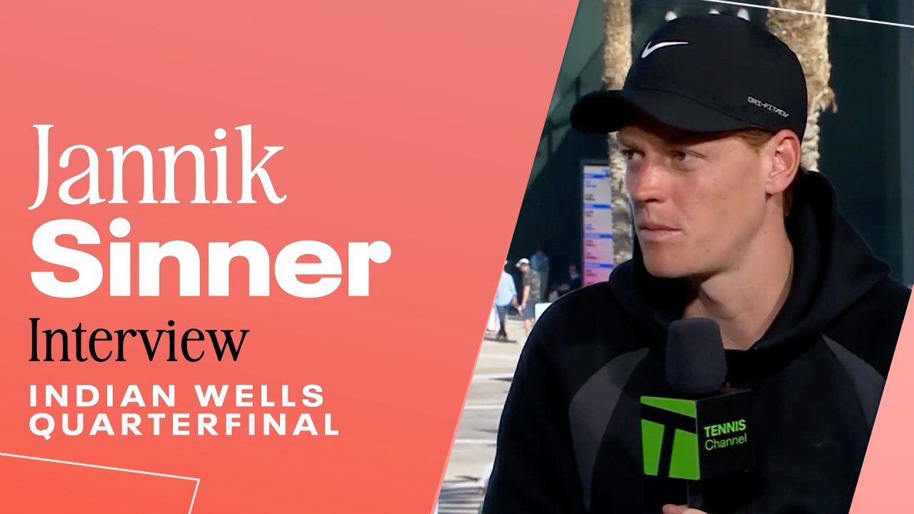 Jannik Sinner talks Relaxing on the Golf Course | Indian Wells 2026