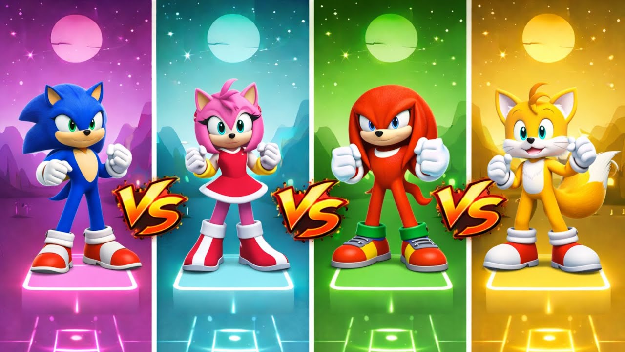 Sonic The Hedgehog | Tiles Hop Rhythm Music | part 23