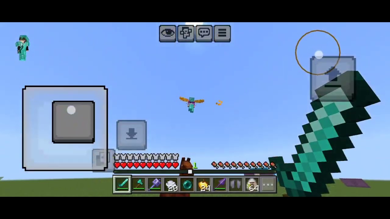 I tried PVP with a pro mace player (Unscripted) 😦😦 | Minecraft 