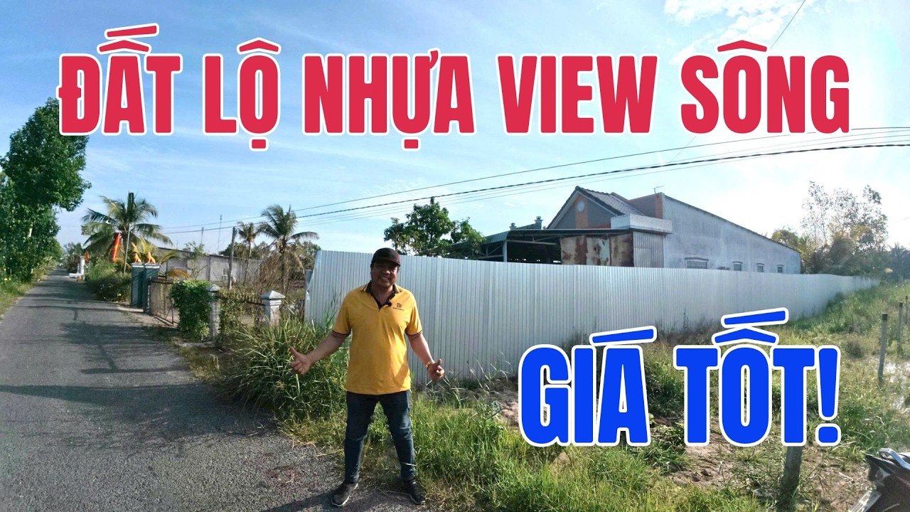 Bán rẻ mảnh đất lộ nhựa view sông gần chợ Trà Mách - CÓ THỔ CƯ
