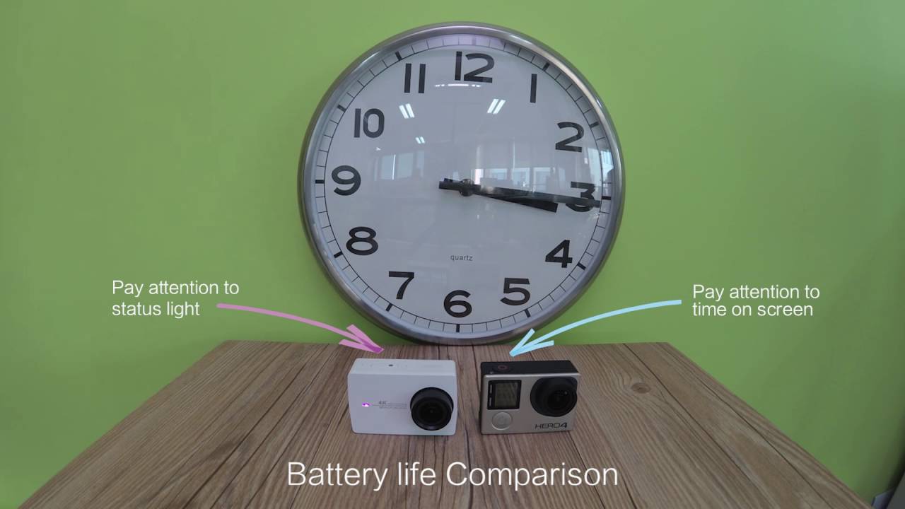 Stabilization comparison: YI 4K Action Camera VS GoPro Hero 4 