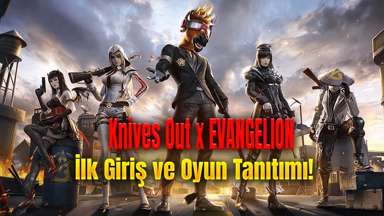 🕹️ Knives Out x EVANGELION: İlk Giriş ve Oyun Tanıtımı! 🚀⚔️