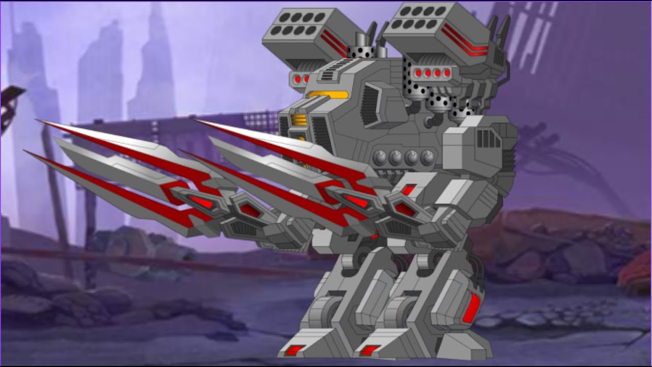 Dual heron double red rain - Super Mechs