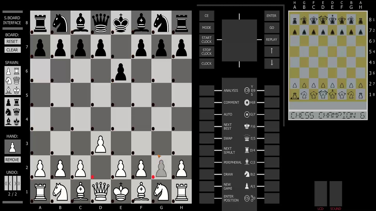 MAME MESS CHESS CHAMPION MARK VI PHILIDOR 1982 SCISYS & PHILIDOR SOFTWARE