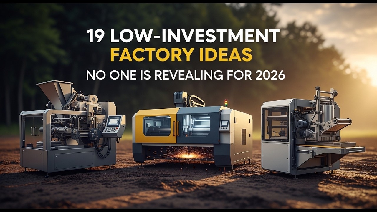 19 Low-Investment Factory Ideas No One Is Revealing for 2026