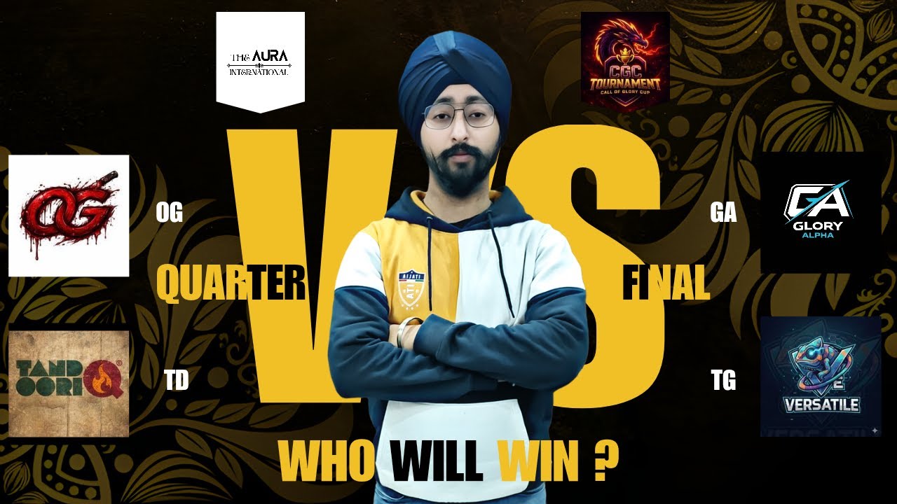 QUARTER FINAL | DAY 1 | CGC SEASON 3 | OG VS GA | TD VS TG | CASTER: ⁨@TorqKnight_YT