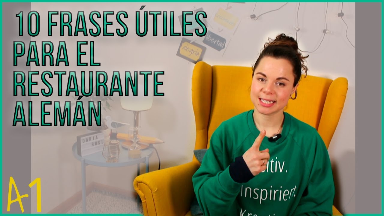 🗣  10 FRASES útiles para el restaurante ALEMÁN -  🍽  [Cómo aprender de forma eficiente]