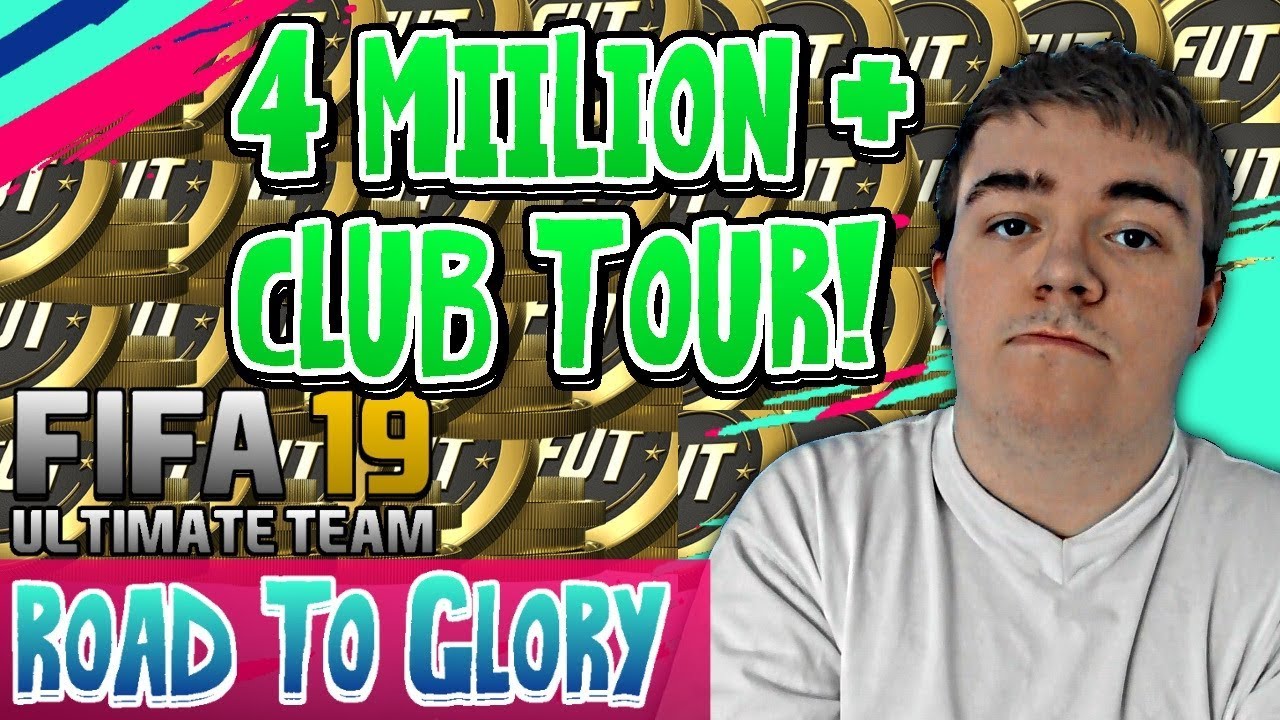 4 MILLION COIN FIFA 19 CLUB TOUR!! | FIFA 19 ULTIMATE TEAM CLUB TOUR!