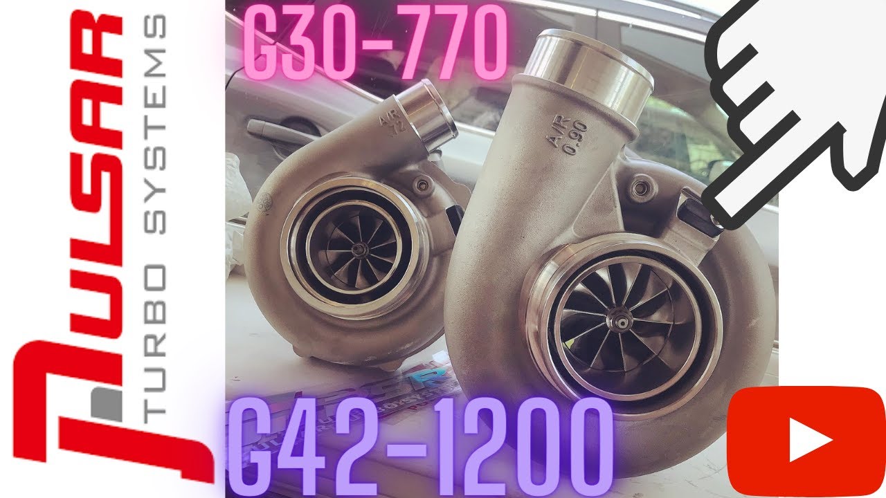 PULSAR TURBOS  G30-770 + G42-1200  TURBOS FOR THE RX7!