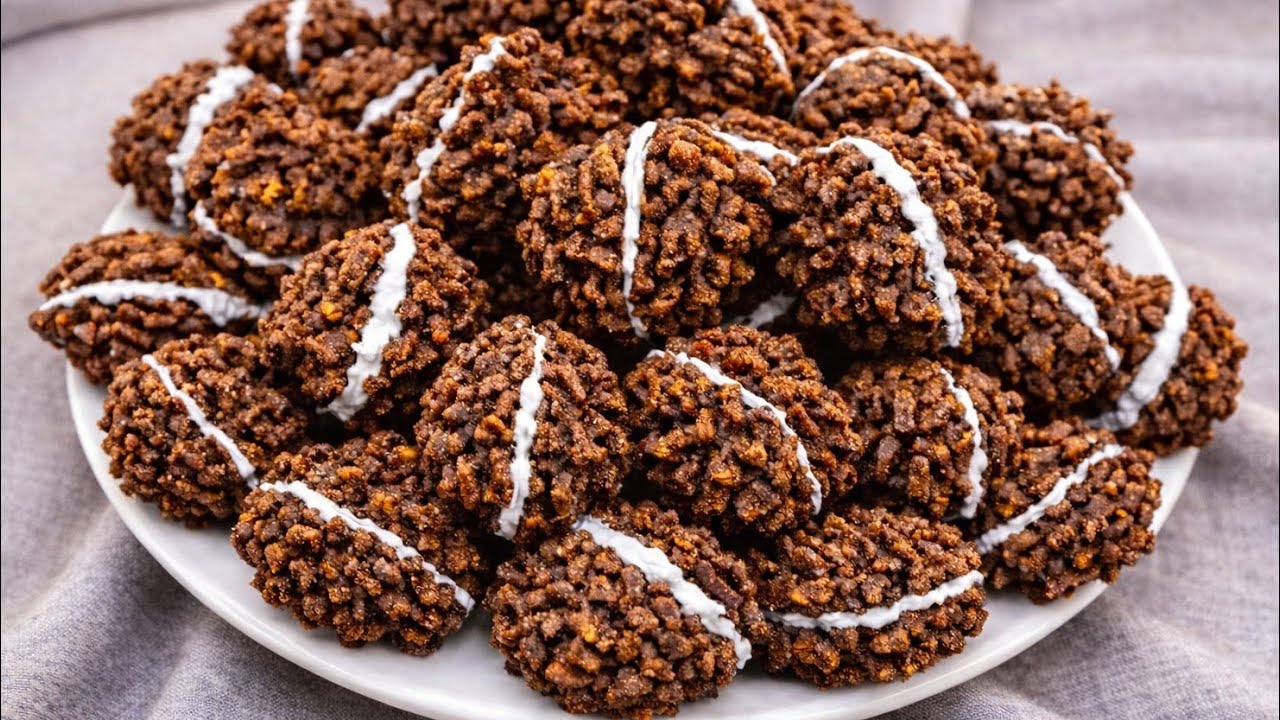 حلويات الزمن الجميل سهلة واقتصادية اللي كولشي كيقلب عليها كتجي هشـيشة ولذيذة بلا قياس ضروري تجربوها