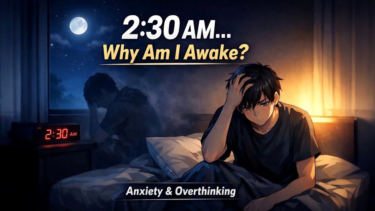 Overthinking at Night? Watch This at 2:30 AM | Late Night Anxiety (2:30 AM Thoughts That Hurt)