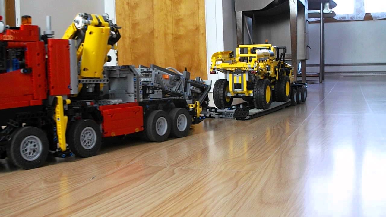 lego #8258 MOD + trailer lowbed + Volvo
