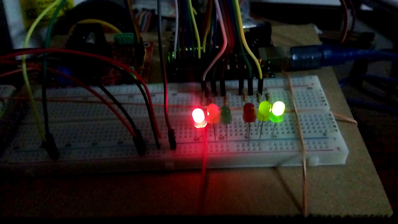 Semaforos con LED