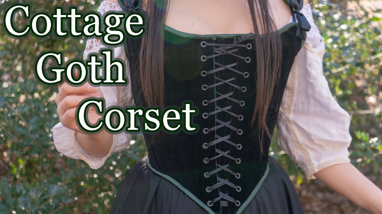 Sewing Renaissance CottageGoth Stays | Making Stays from a Free Corset Pattern