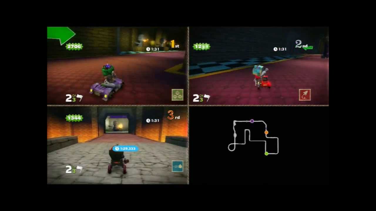 Bowser's Castle N64 - Little Big Planet Karting