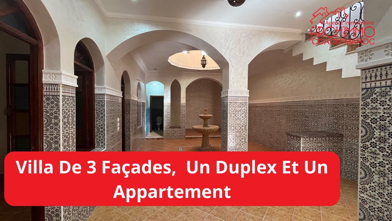 Joli Riad Plein Pied Centre Ville D'el Jadid
