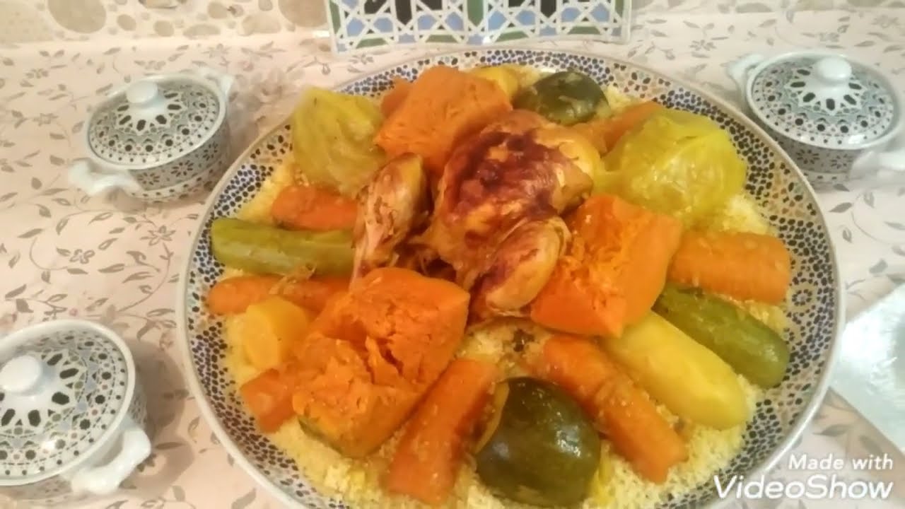 كسكس ب سبع خضاري جمعة مباركة